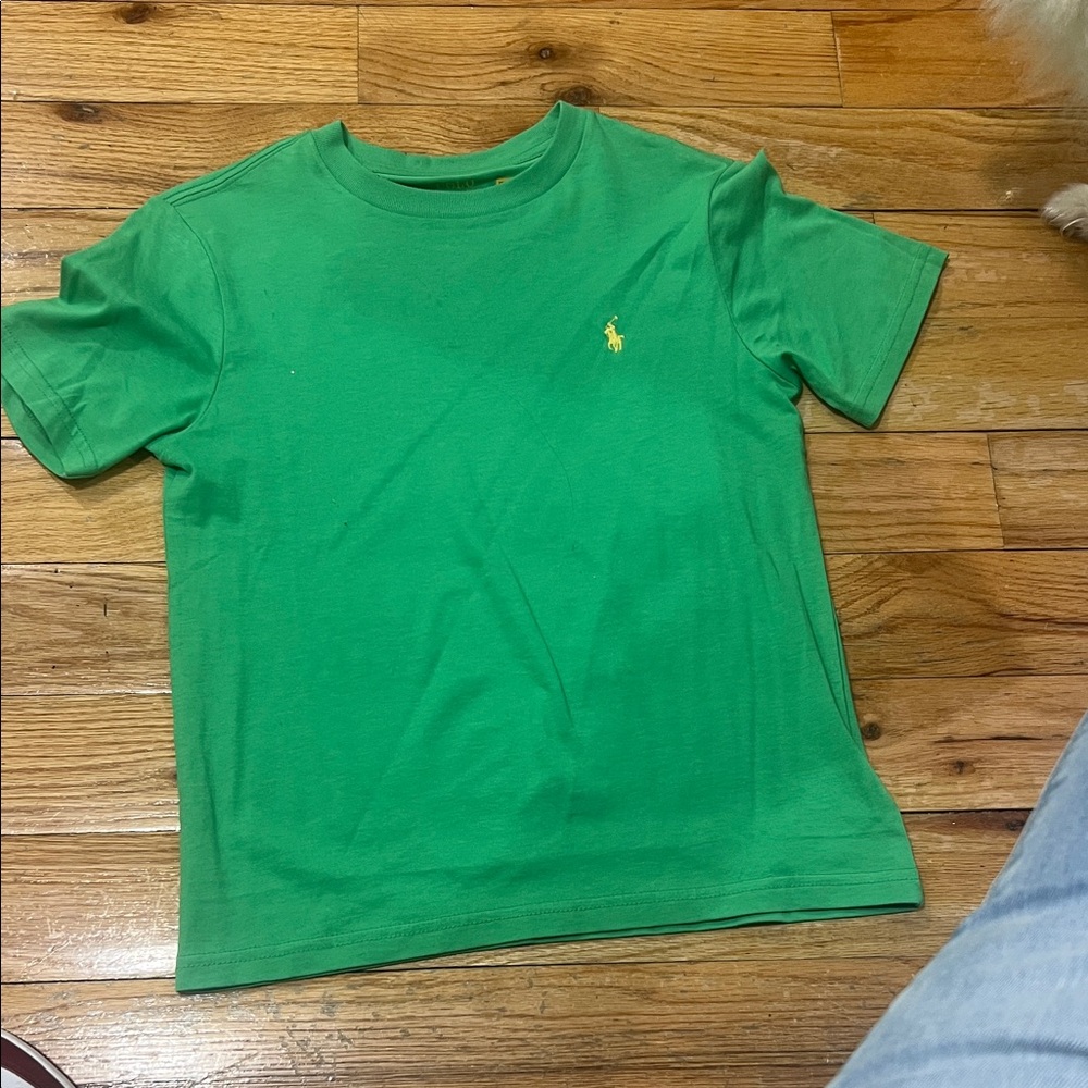 Ralph Lauren Kids Bright Green Tee